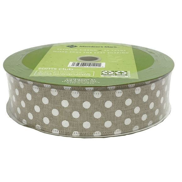 Member's Mark | Office | Members Mark Premium Wired Ribbon 5 Yards 5 In ...